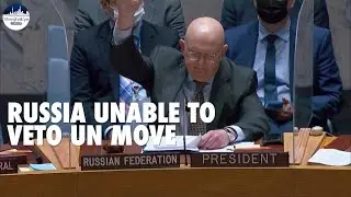 Russia votes against, but unable to veto UN sending Ukraine issue to General Assembly