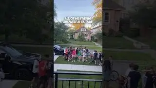 This high school student has some good friends 😂