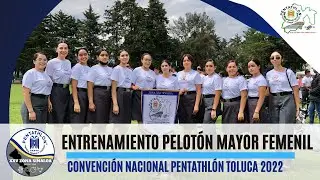 ENTRENAMIENTO PELOTÓN FEMENIL RUMBO A JUEGOS NACIONALES PENTAHLÓN EN TOLUCA