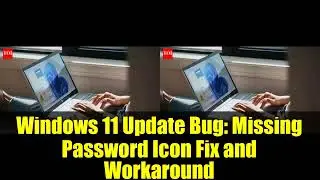 Windows 11 Update Bug: Missing Password Icon Fix and Workaround