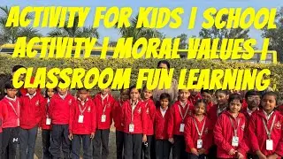Discipline based song activity for kids. Moral values and good manners. 