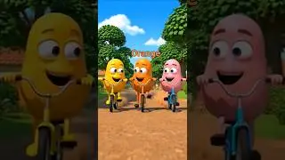 Potato Learns Colors 🌈 | Orange Yellow Blue Pink | Kids Learning Colors |#kids #colors #3danimation