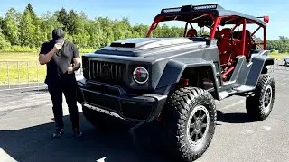 Driving New Brabus Crawler | Track | Launch Control | Rev | POV Brabus Porsche Launch Control 2022
