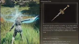 Elden Ring Glintstone Kris Location and Move Set Demonstration Int Scaling Dagger