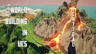 Unreal Engine 5, Medieval Low Poly World Building! [Part 39] Vertical!