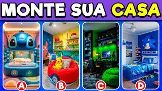🔁 MONTE SUA CASA 🏠 | Jogo das Escolha | Mundo Quiz