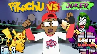 Pikachu Vs Joker Episode 3 Cartoon Beatbox battles (Loser round) @verbalase