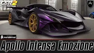 CSR Racing 2: Apollo Intensa Emozione (Tuning, Customization & Shift Pattern) | Flash Event