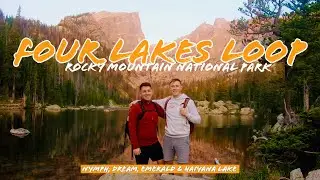 COLORADO BEST HIKE! 4 ALPINE LAKES, WATERFALL, WILDLIFE & SUNRISE IN ROCKY MOUNTAIN NATIONAL PARK