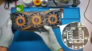 Ремонт gtx 1070ti Кумулятивный эффект