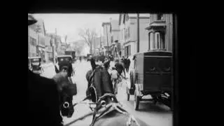 1921 Horse Ride New Bedford, Massachusetts 🎥 OLD VIDEO FOOTAGE