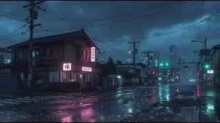 Tokyo Rain Night Lofi Music for Peaceful Focus and Relax 🗼