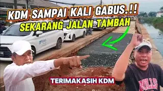 BIKIN KAGET‼️ KDM MELIHAT KALI GABUS SKARANG JALAN MAKIN MULUS | PELEBARAN JALAN RAYA TAMBUN BEKASI