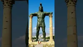 Lost statue of God helios!# seven wonders # Go Greece # ancient history # #chalkidiki  # viral short