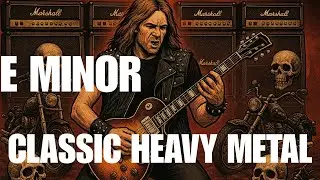 Classic Heavy Metal/Hard Rock  E minor (Aeolian) Backing jamTrack
