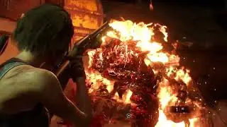 Resident Evil 3 Remake - Nemesis Stage 3 Boss Fight [No Damage]