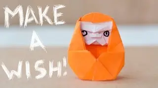 How to Make a Wish! Origami Daruma doll