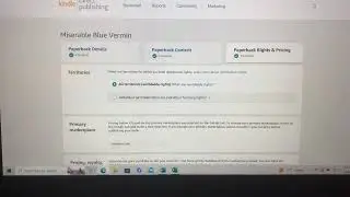 KDP Kindle Direct Printing Publish &ldquo;highlighted&rdquo; Error Message Possible Solution