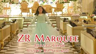 ZR Marquee Sialkot | Wallima ceremony | Luxury Decor | Drone View