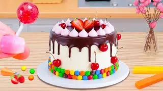 Mini Chocolate Decorado com M&M 🍫🍬 Doce e Charmoso ✨ Cake Wish