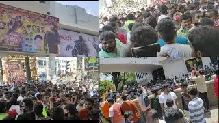Roberrt FDFS First Day First Show Navarang Theatre Rajajinagar | dboss challenging star Darshan