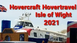 Hovercraft Hovertravel to Isle of Wight, Ryde Castle, Appley Tower, Peter Pan Funfair,Christmas shop