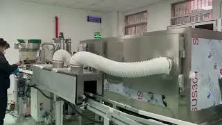 Sunscreen stick hot filling cooling line, deodorant hot filling line, lip balm hot filling line