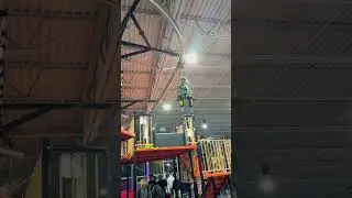 Skyler & Ivy Zip-lining at Funcity Adventure Park in Taunton MA #kids #fun