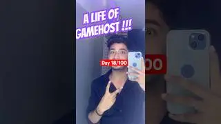 A life of GAMEHOST😍Day 18/100 #viralvideos #viralshorts #hyderabad #vishaldave #funny #dailyvlog