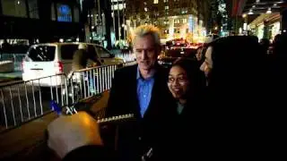 John Slattery of Mad Men promoting The Adjustment Bureau signing autographs in person