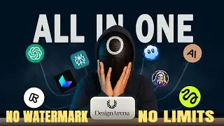 Best FREE All-in-One AI Tool (Watermark-Free & Unlimited) | DesignArena Tutorial 2025