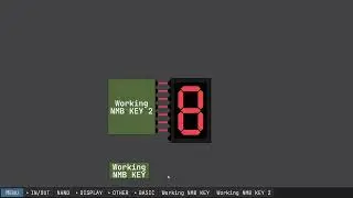 Digital Logic Sim - Number Key Test