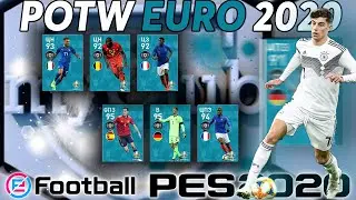 Хаверц из КН будет имбовать!🔔 POTW UEFA EURO 2020 Matchday в PES 2020 Mobile / max raitings