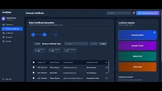 CertifyMe - blockchain-based platform for issuing and verifying digital certificates HackHiest 2025