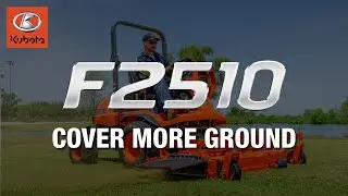 Kubota F2510: Cover More Ground, All Year Round.