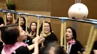 Roller coaster challenge indoor team building activity for corporate event in Bangkok Thailand