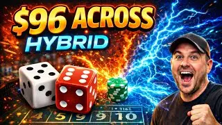 $96 Across Hybrid Craps Strategy |  🤑🤑 #lasvegas #crapsstrategy #dice #craps 