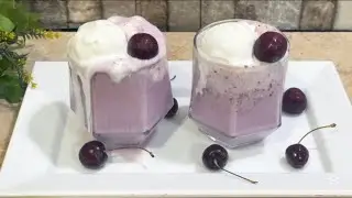 Cherry Milkshake Recipe | Cherry Ice Cream Milkshake | Cherry Recipes | Swad Food Center