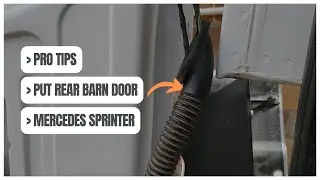 Pro Tips: How to put rear barn door rubber grommet plastic ring back original MERCEDES SPRINTER VITO