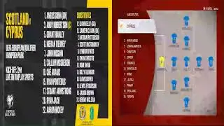 Scotland Vs Cyprus Euros Qualifiers Matchday 1 Clyde 1