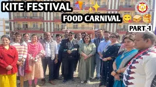 Kite festival ✨🪁& Food Carnival 🥪🍔|lnct indore makar sankraanti celebration 🎉 #lnct #collegefest 