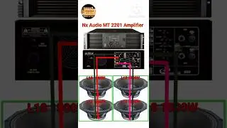 Nx Audio MT 2201 amplifier Ahuja 1500 watt speaker connection and price