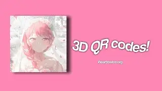 3D video star QR codes! (colorings included)