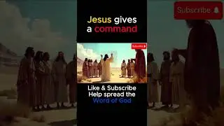 Jesus gives a command #scripture #facts #truth #holybible #love #teaching #spread #gospel #nation