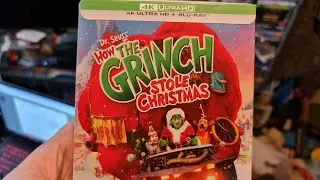 How The Grinch Stole Christmas 25th Anniversary 4K Blu-ray Steelbook Unboxing