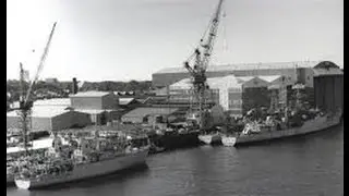 1971 Launch of HMS Amazon at Vosper Thornycroft Woolston Southampton by HRH Princess Anne