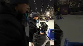 #freeskates at Downtown Edmonton Canada they 5pm exploring winter activities