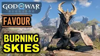 The Burning Skies: Find a way to the Dragon&rsquo;s Lair | God of War Ragnarok