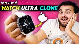 Budget Apple Watch Ultra CLONE at ₹1500/- 🤯 Maxima Max Pro Hype +