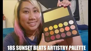 REVIEW: MORPHE 18S SUNSET BEATS ARTISTRY PALETTE #MORPHE #MORPHEBABE